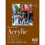 Strathmore 400 Series 9" x 12" Acrylic Pad, 10 Sheets/Pad, 2 Pads/Bundle (STTP430903-2)
