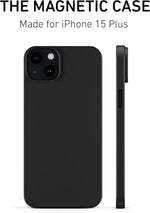 PEEL Magnetic MagSafe Phone Case for iPhone 15 Plus, Black (I15 PLUS MAGSAFE BLA)