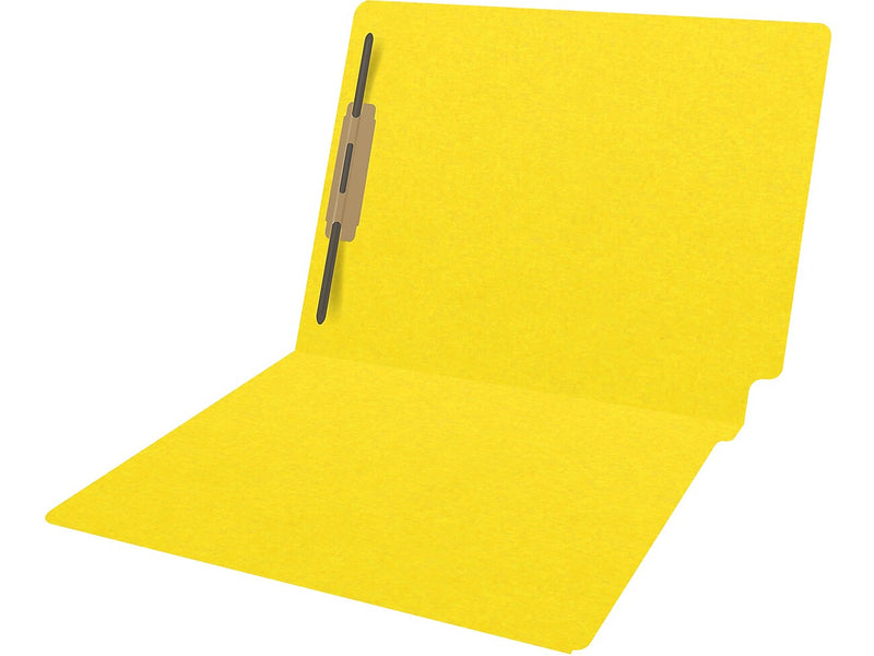 Medical Arts Press Heavy Duty End Tab File Folder, Straight-Cut, Letter Size, Yellow, 40/Box (S-09461-YLW)
