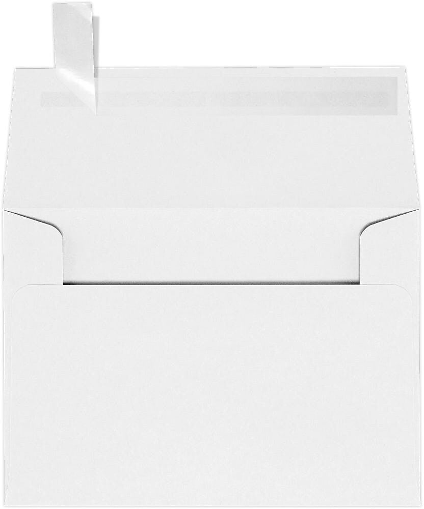 JAM Paper Self Seal A1 Booklet Envelope 3 5/8" x 5 1/8", White, 50/Pack (FE4565-05-50)