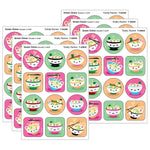 Trend Enterprises Totally Ramen Green Onion Scent Scratch 'n Sniff Stinky Stickers, Multicolored, 48/Pack, 6/Packs/Bundle