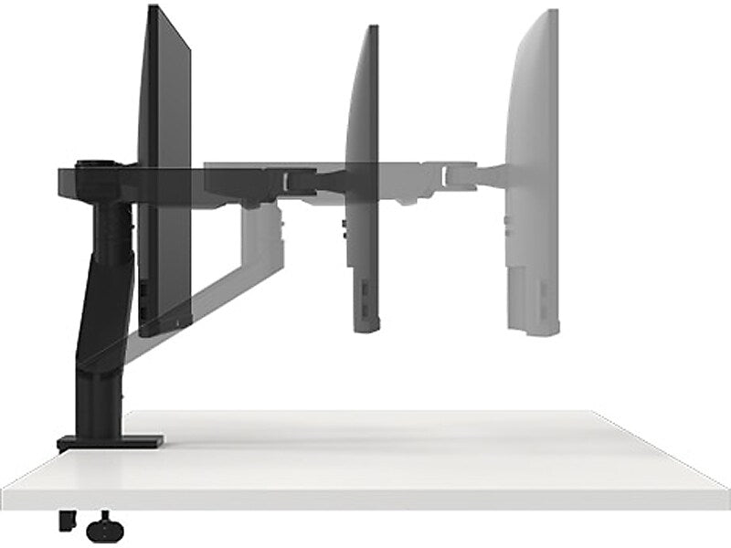 Dell Adjustable Dual Monitor Arm, Up to 27", Black (DELL-MDA20)