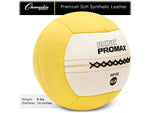 Champion Sports RHINO Promax Yellow/White Medicine Ball, 8 Lbs. (RPX8)