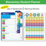2025-2026 Global Printed Products Space Happy Planets 8.5" x 11" Academic Weekly & Monthly Planner, Paper Cover