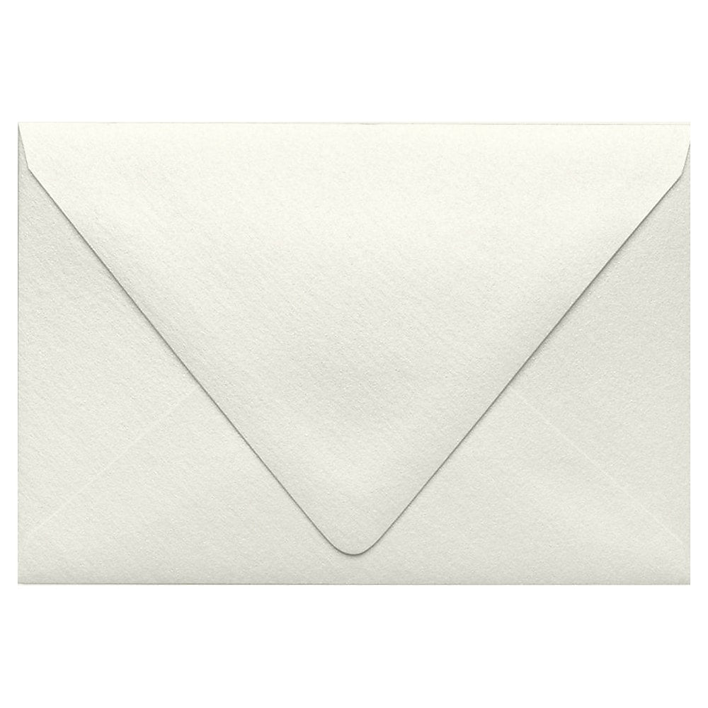 LUX A4 Contour Flap Envelopes (4 1/4 x 6 1/4) 50/Box, Quartz Metallic (1872-08-50)