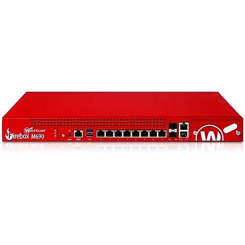 WatchGuard Firebox M690 Wired High Availability Firewall, Desktop (WGM69001603)