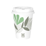 Dixie Pathways Paper Hot Cups, 8 oz., White, 50/Pack (2338PATH)
