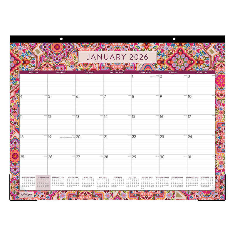 2026 Blue Sky Amalia 22" x 17" Monthly Desk Calendar (148773-26)