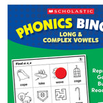 Scholastic Teaching Solutions Phonics Bingo: Long & Complex Vowels Activity Book (SC-9781546106500)