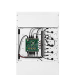 Luxor Kwik IQ Pro Lockable 20-Unit Electronics Storage Cabinet, White Steel (KBSL108)
