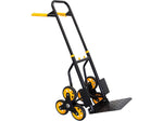 Mount-It! Stair Climber Hand Truck and Dolly, 264 lb. Capacity, Black/Yellow (MI-913)