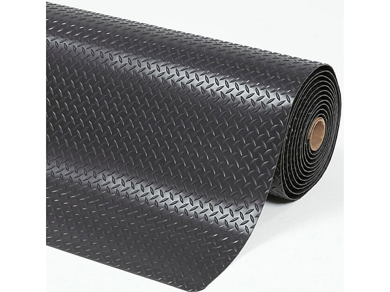 NoTrax Cushion Trax Anti-Fatigue Mat, 60" x 36", Black (479S0035BL)