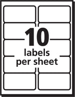 PRES-a-ply Laser/Inkjet Shipping Labels, 2" x 4", White, 1,000 Labels/Box (30603)