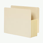 Pendaflex 30% Recycled Heavy Duty Reinforced File Pocket, 5 1/4" Expansion, Letter Size, Manila, 10/Box (12823)