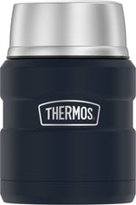 Thermos King Stainless Steel Insulated Food Jar, Midnight Blue, 16 oz. (EASK3000MDB4)
