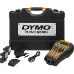 DYMO Rhino 6000+ Rechargeable Thermal Industrial Label Maker, Black/Yellow (2122499)