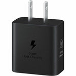 Samsung Super Fast Wall Charger With Cable, 25W , 3.28 ft., Black (EP-T2510XBEGUS)