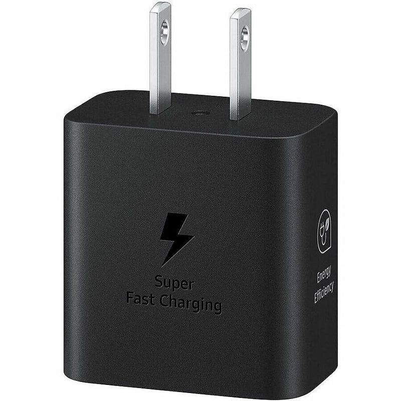Samsung Super Fast Wall Charger With Cable, 25W , 3.28 ft., Black (EP-T2510XBEGUS)