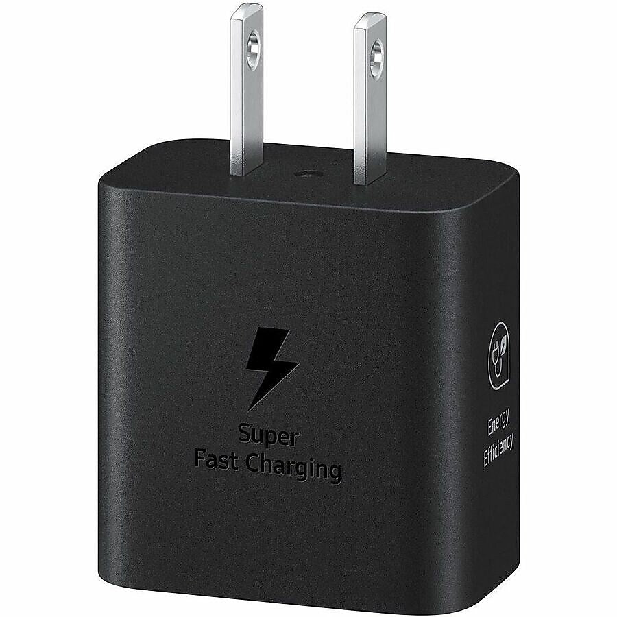 Samsung Super Fast Wall Charger With Cable, 25W , 3.28 ft., Black (EP-T2510XBEGUS)