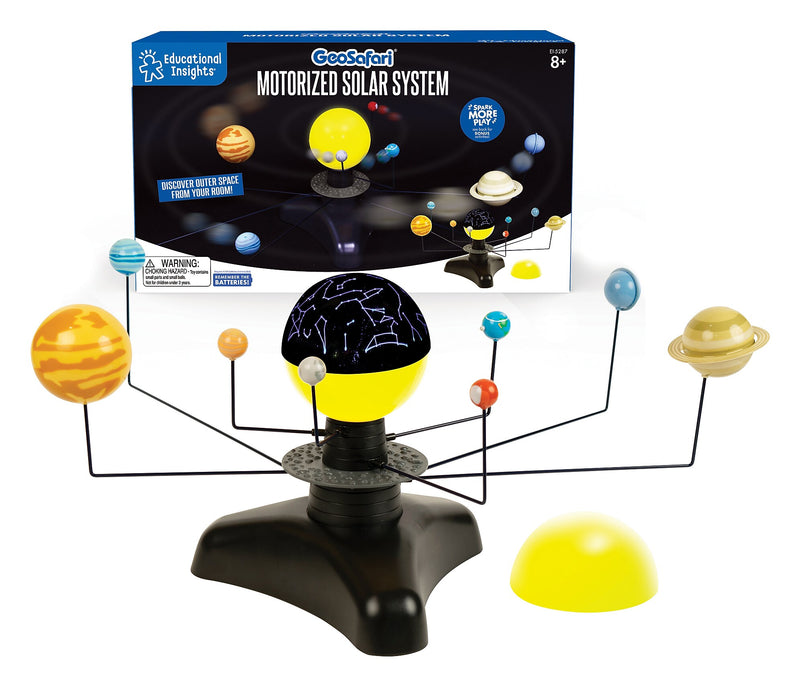 Educational Insights GeoSafari Motorized Solar System, Multicolored (5287)