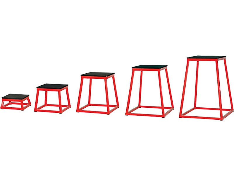Champion Sports Plyo Box Set, Red/Black (PXBSET)