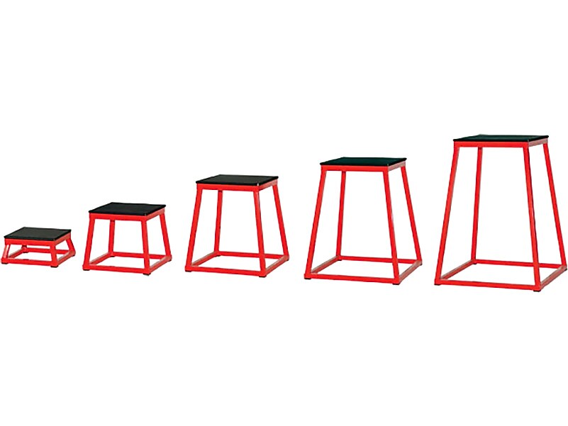 Champion Sports Plyo Box Set, Red/Black (PXBSET)