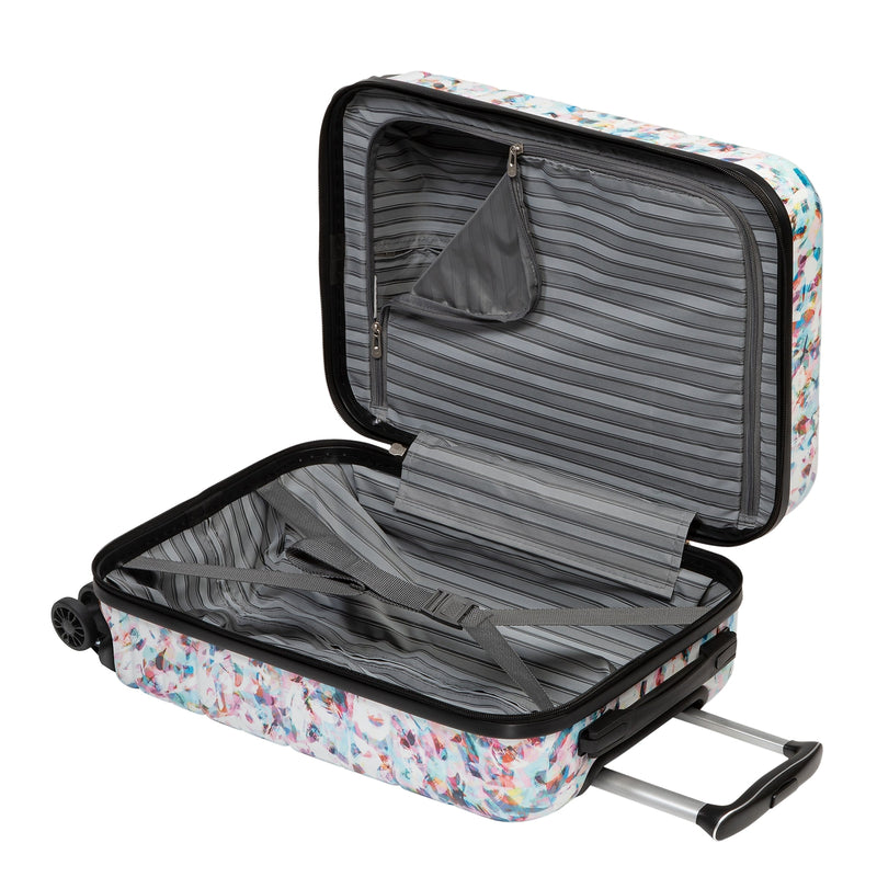 Skyway Luggage Epic 2.0 20" Hardside Carry-On Suitcase, 8-Wheeled Spinner, Confetti (780-20"103-4WB)