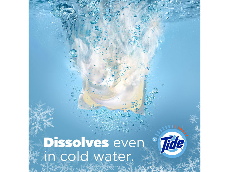 Tide PODS Free & Gentle HE Laundry Detergent Capsule, Coldwater Clean, 63 Oz., 76/Pack (09488)