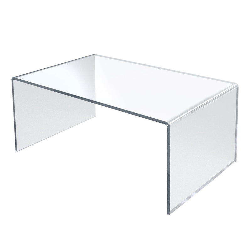 Azar Displays 6"H x 12"W x 7.75"D Plastic Riser Display, 4/Pack