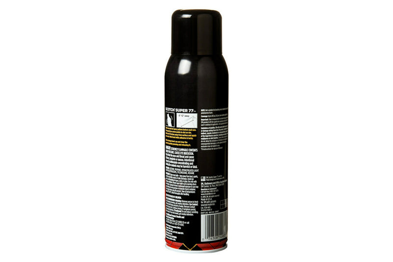 Scotch Super 77 Multi-Purpose Adhesive, 13.5 oz., Clear (SUPER77)