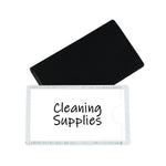 C-Line Slap-Stick Magnetic Label Holders, Side Load, 4.25" x 2.5", White, 10/Pack