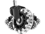 Lifelong Wheels Chair Caster, Clear/Black, 5/Set (B08ZQSGV23)