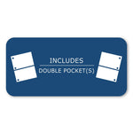 Roaring Spring Genesis 3-Subject Notebook, 9" x 11", College Ruled, 150 Sheets, Assorted Colors, 12 Books/Carton (13114CS)