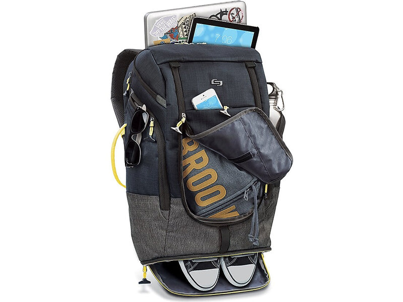 Solo New York Everyday Max Laptop Backpack, Large, Navy (ACV732-4)