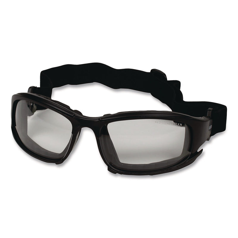 KleenGuard V50 Calico Anti-Fog Safety Glasses, Wraparound, Clear Lens (25672)
