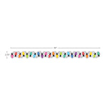 Teacher Created Resources Die-Cut Border Trim, 2.75" x 2.92', Colorful Holiday Lights, 12/Pack, 6 Packs/Bundle (TCR6952-6)