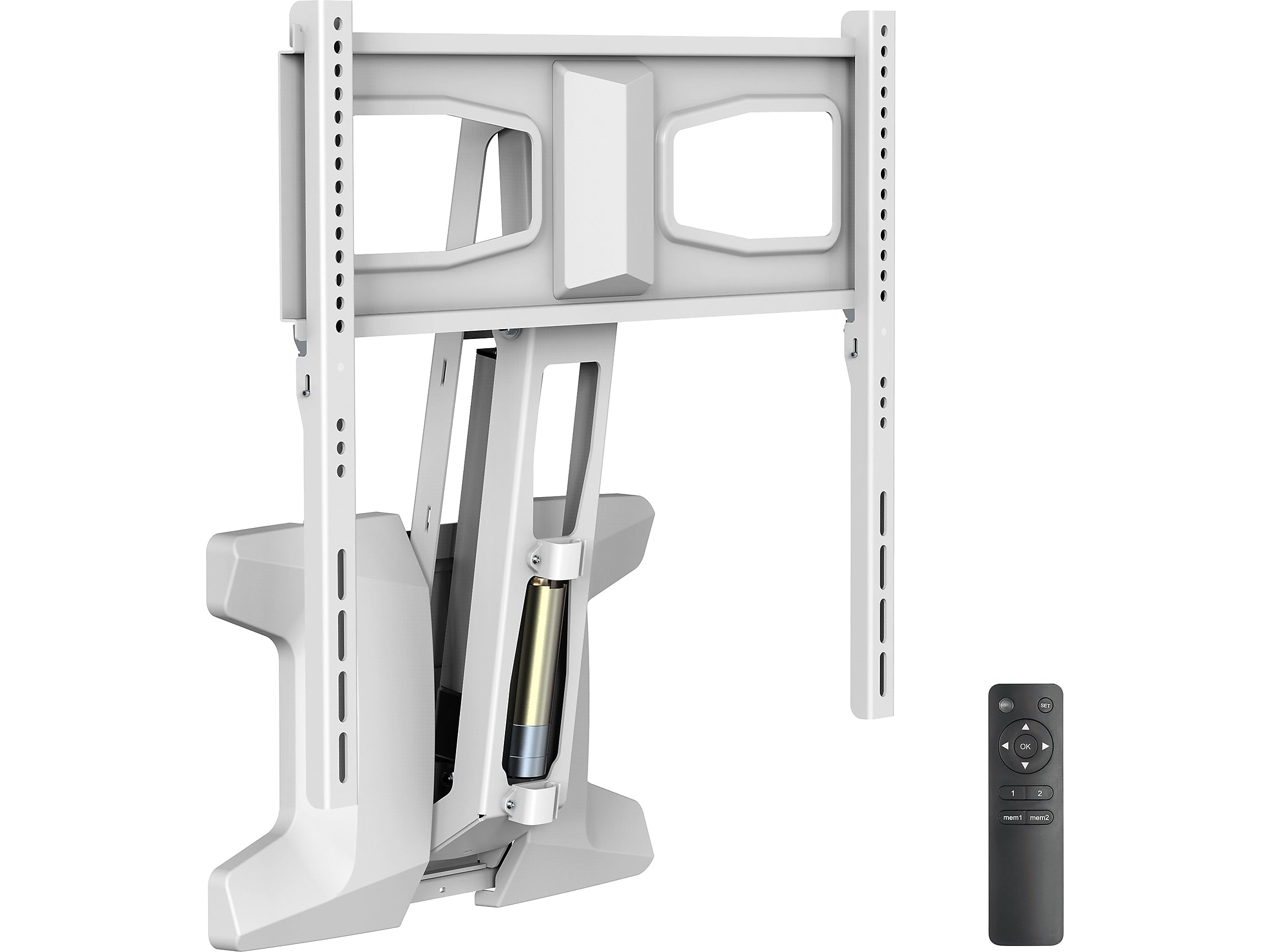 Mount-It! Motorized Fireplace TV Wall Mount, 77 Lbs. Max. (MI-386W)