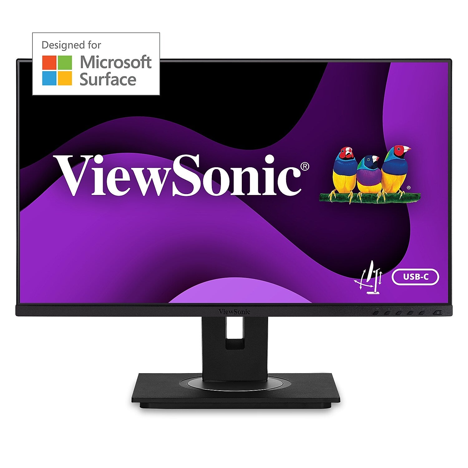 ViewSonic 24" 60Hz LED Monitor, Black (VG245 )
