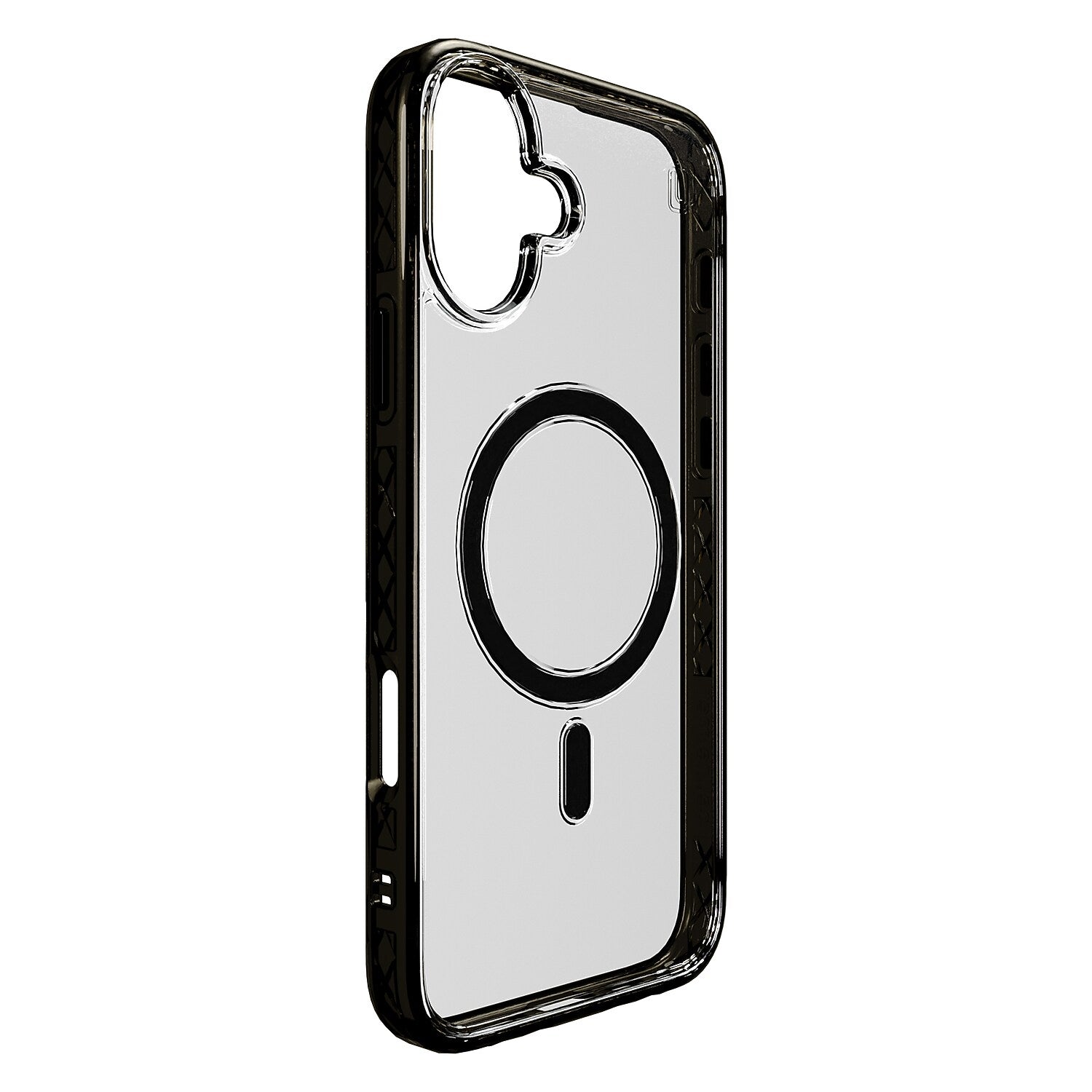 cellhelmet Magnitude Series MagSafe Phone Case for iPhone 16 Plus, Shock Absorbing, Onyx Black (CM-105-BLK)