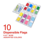 Staples Flags, Assorted Colors, 328 Flags/Pack (ST62861)