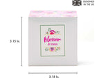 Pukka Pad Blossom Memo Block, 3.15" x 3.15", Pink, 500 Sheets/Pad, 3 Pads/Pack (8662-BLO)