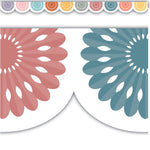 Teacher Created Resources Die-Cut Border Trim, 2.75" x 2.92', Happy Cactus Crew Fiesta, 12/Pack, 6 Packs/Bundle (TCR6957-6)