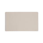 Smead Small Vegan Leather Anti-Slip Desk Pad, 23.6" x 13.7", Sandstone (SMD64836)