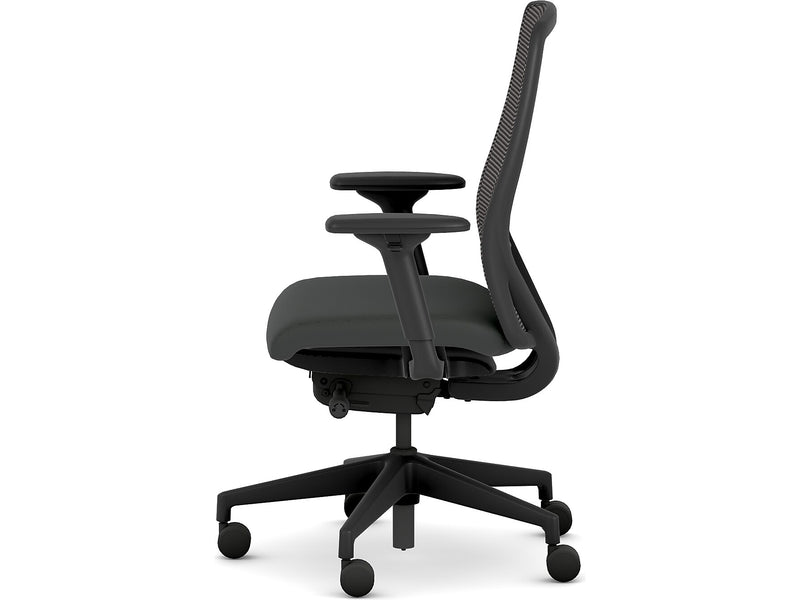 HON Nucleus Fabric/Mesh Swivel Task Chair, Black (HNR1KD.Y2.STC.A.H.IM.UR10.BL.SB.T)