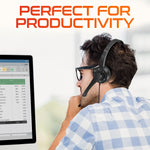 Delton Work Anywhere 10Y Noise Canceling Over-the-Ear Headset Kit (DBND4WRD10YREG)