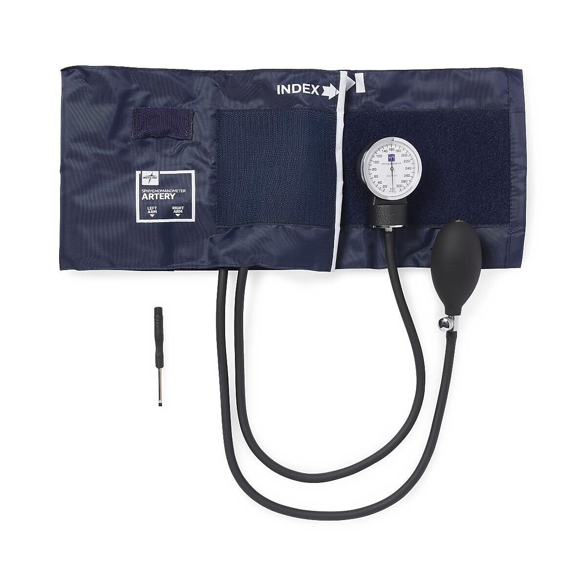 Medline Handheld Sphygmomanometer Blood Pressure Monitor, Adult, Large (MDS9388)
