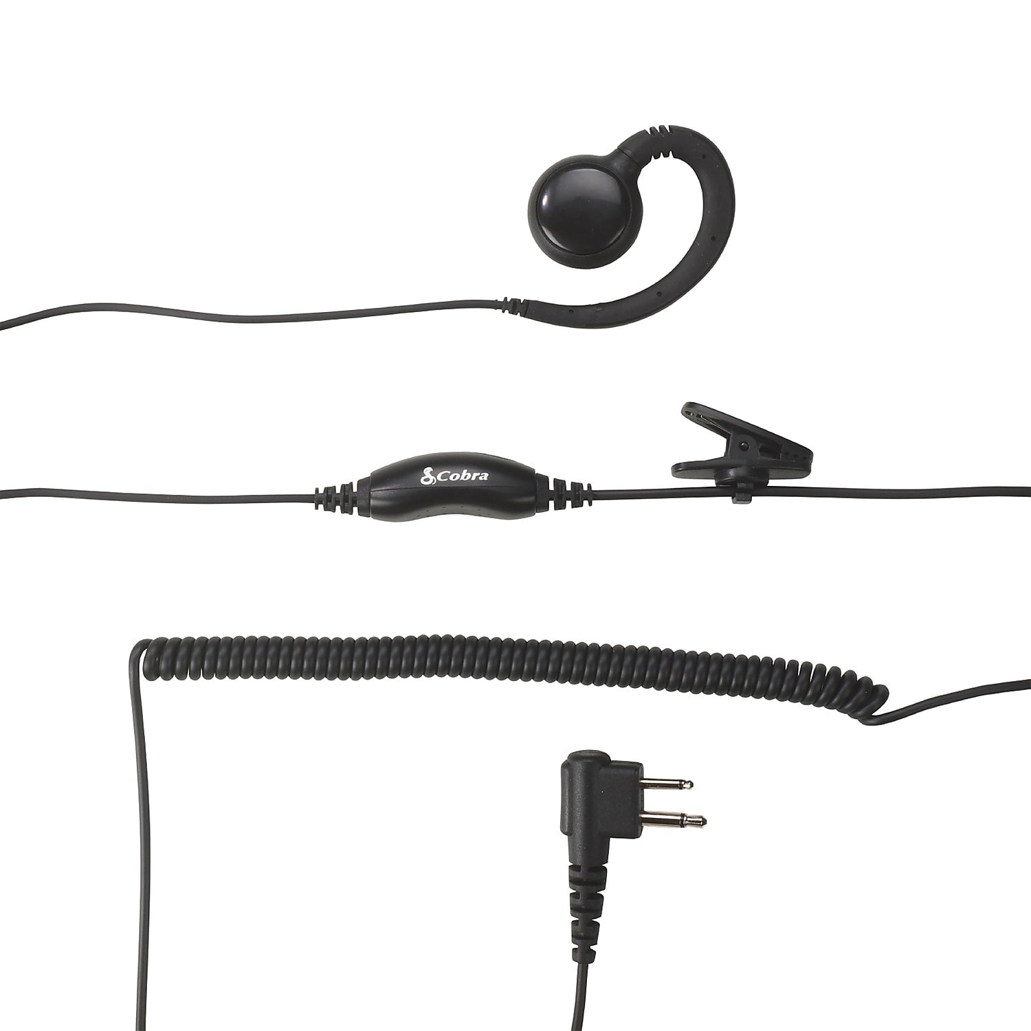 Cobra C-Style Swivel Wrap Around-the-Ear Headset for Cobra Performa 400/450 2-Way Handheld Business Radios, Black (0010099-1)