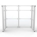 VersaDesk WorkNest 66"H x 81"W U-Shaped Cubicle Panel Workstation, White (WNCC-7248-W)