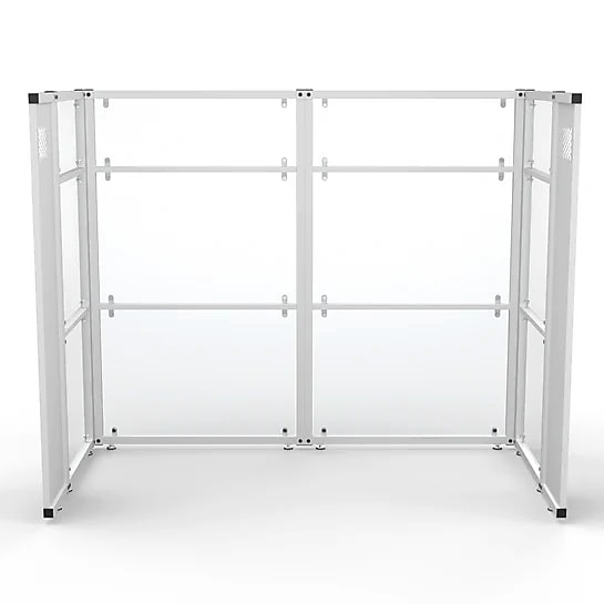 VersaDesk WorkNest 66"H x 81"W U-Shaped Cubicle Panel Workstation, White (WNCC-7248-W)
