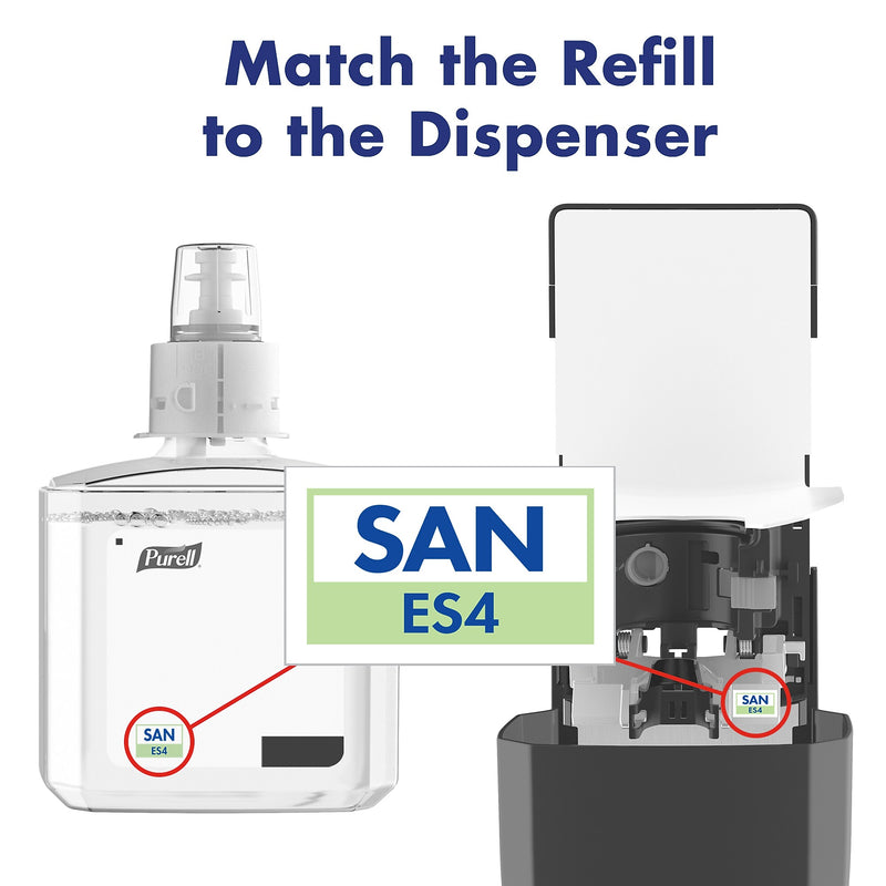 PURELL Advanced 70% Alcohol Foaming Hand Sanitizer Refill for ES4 Dispenser, 1200 mL, 2/Carton (5053-02)